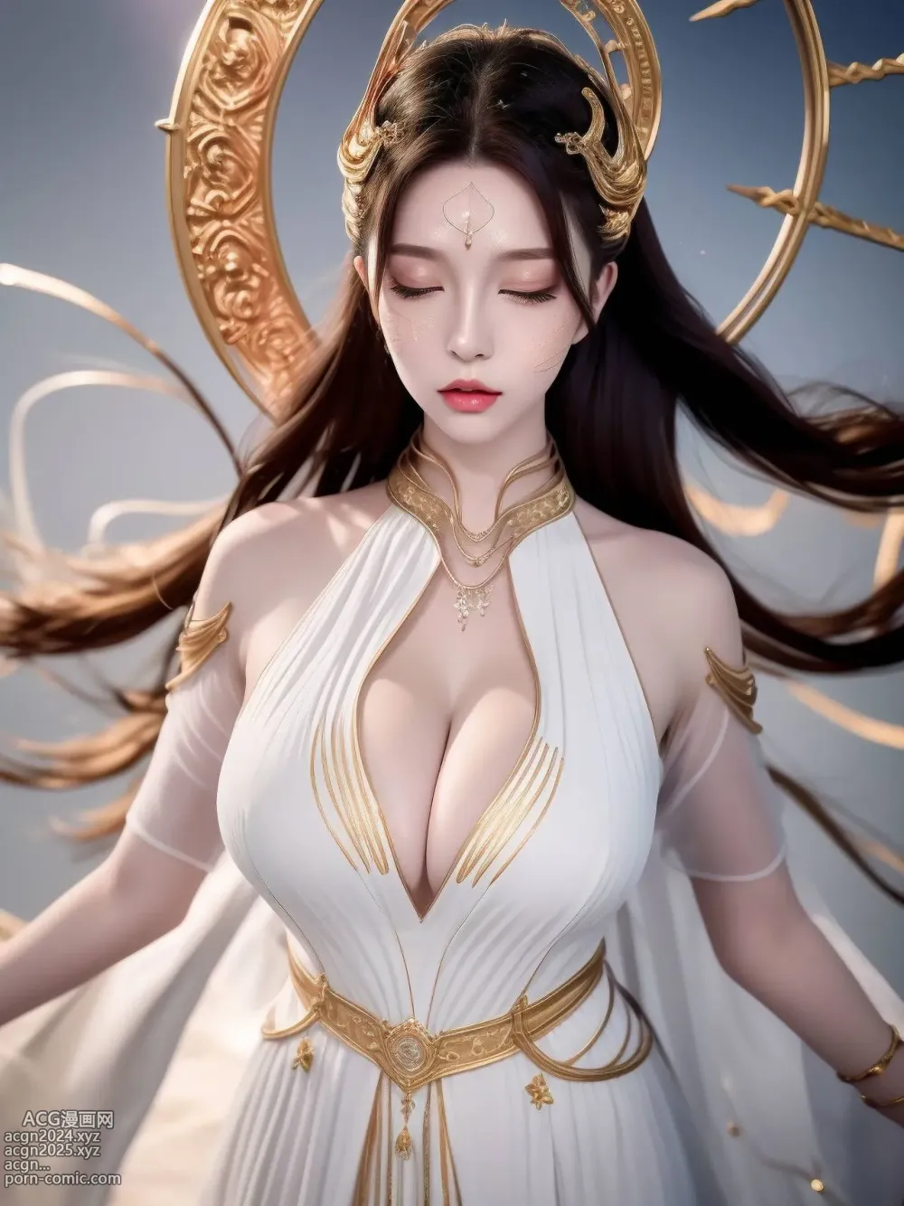 [AI Generated] 國漫女主 (狠人大帝，卡丹，即墨花雪，司空千落，唐紫塵，奉眠，宋嫣， 第18图