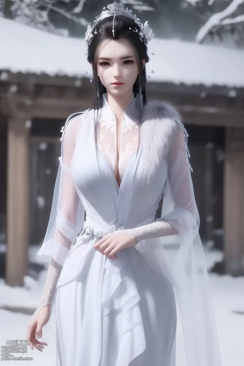 [AI Generated] 國漫女主 (狠人大帝，卡丹，即墨花雪，司空千落，唐紫塵，奉眠，宋嫣， 第265图