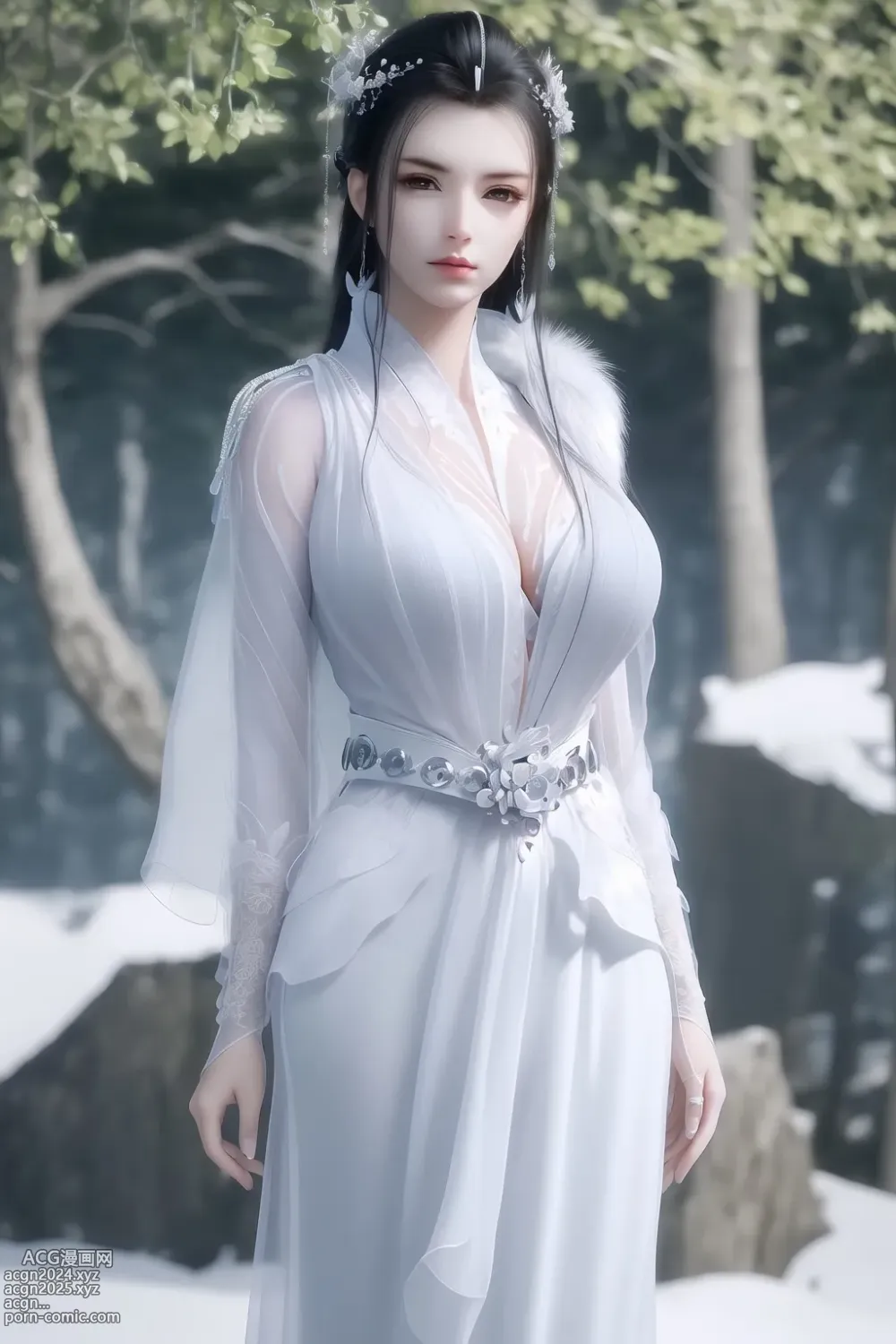 [AI Generated] 國漫女主 (狠人大帝，卡丹，即墨花雪，司空千落，唐紫塵，奉眠，宋嫣， 第267图