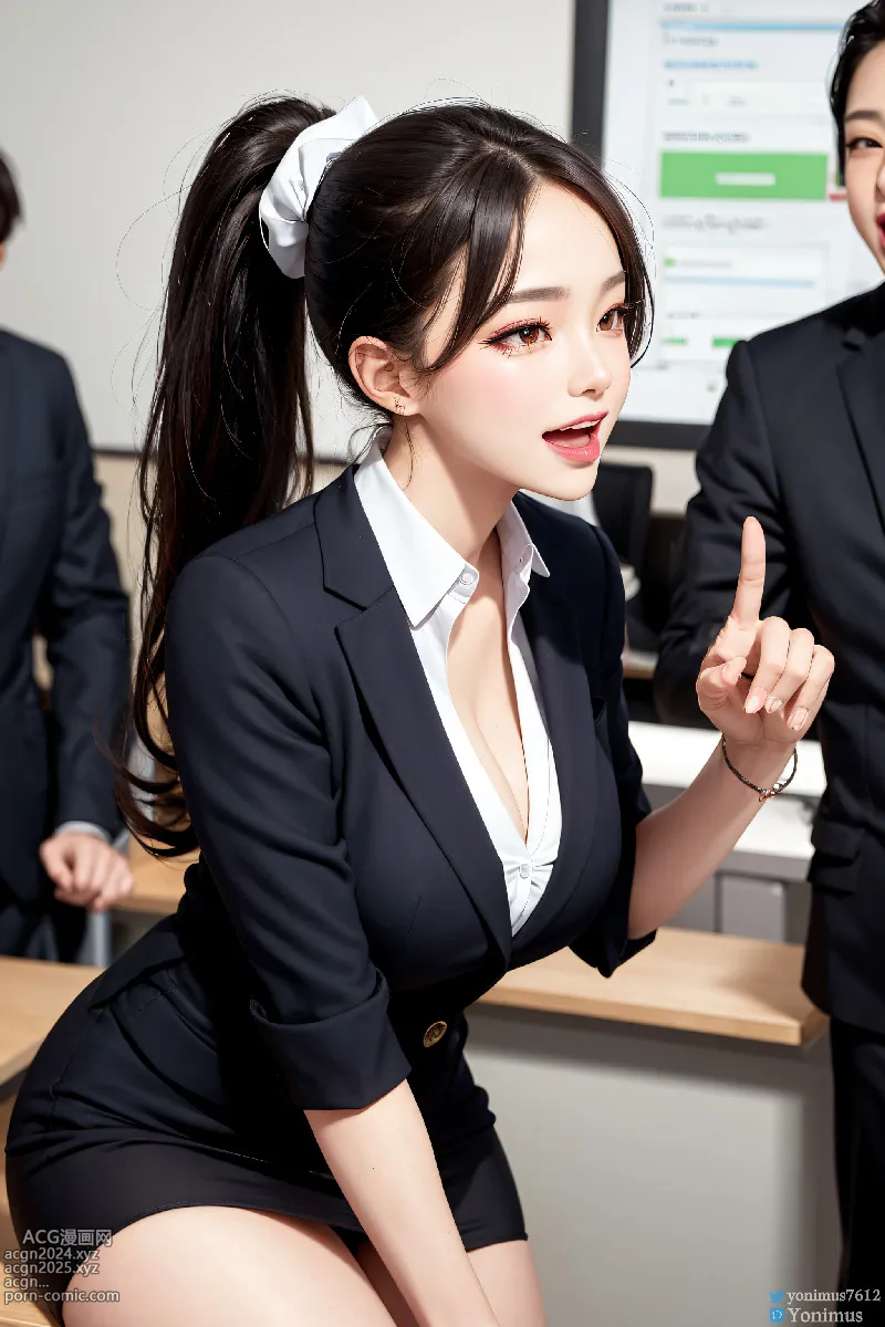 Slutty office lady 第5图