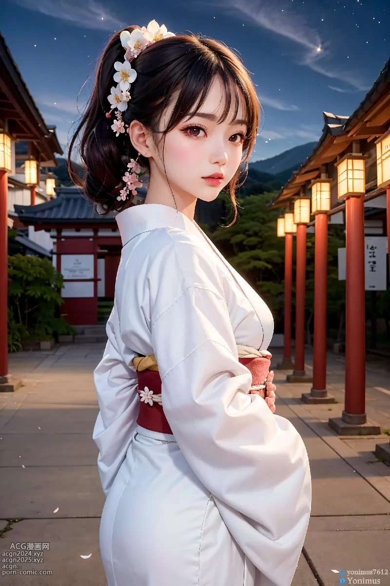 The beauty wears Kimono 第8图