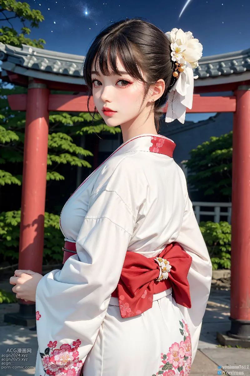 The beauty wears Kimono 第9图