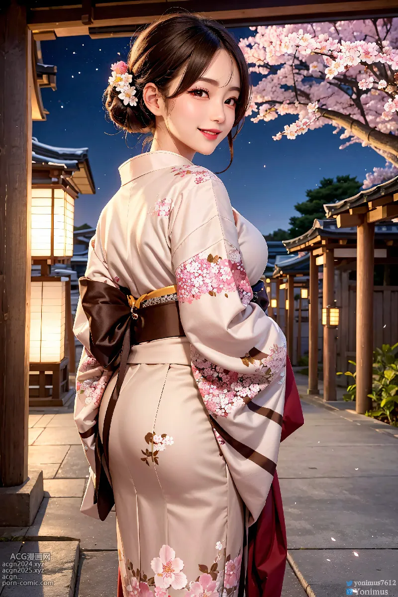 The beauty wears Kimono 第23图