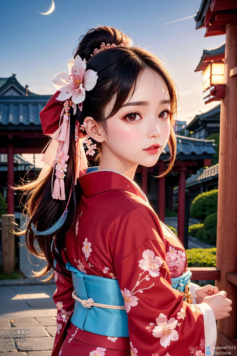 The beauty wears Kimono 第24图