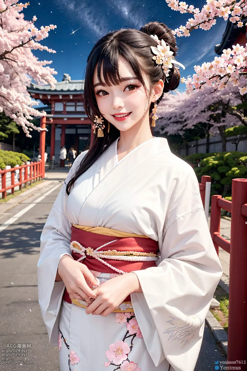 The beauty wears Kimono 第29图