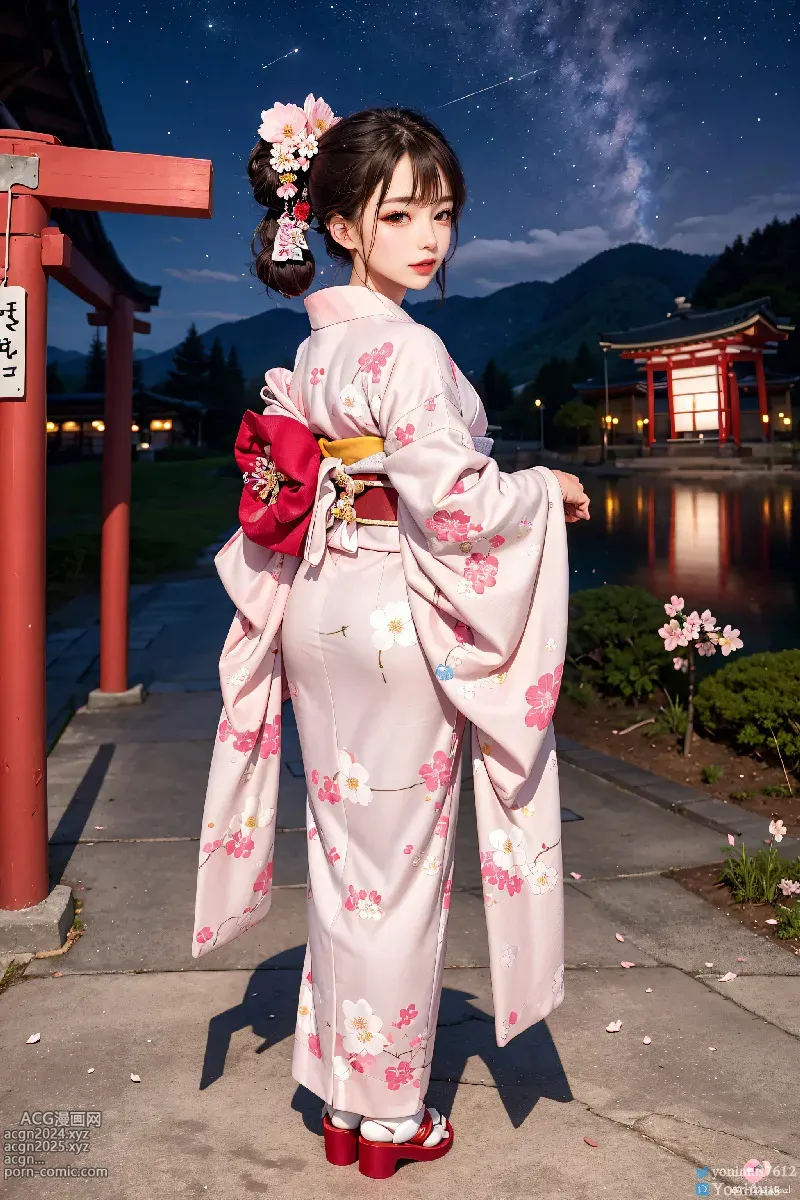 The beauty wears Kimono 第32图