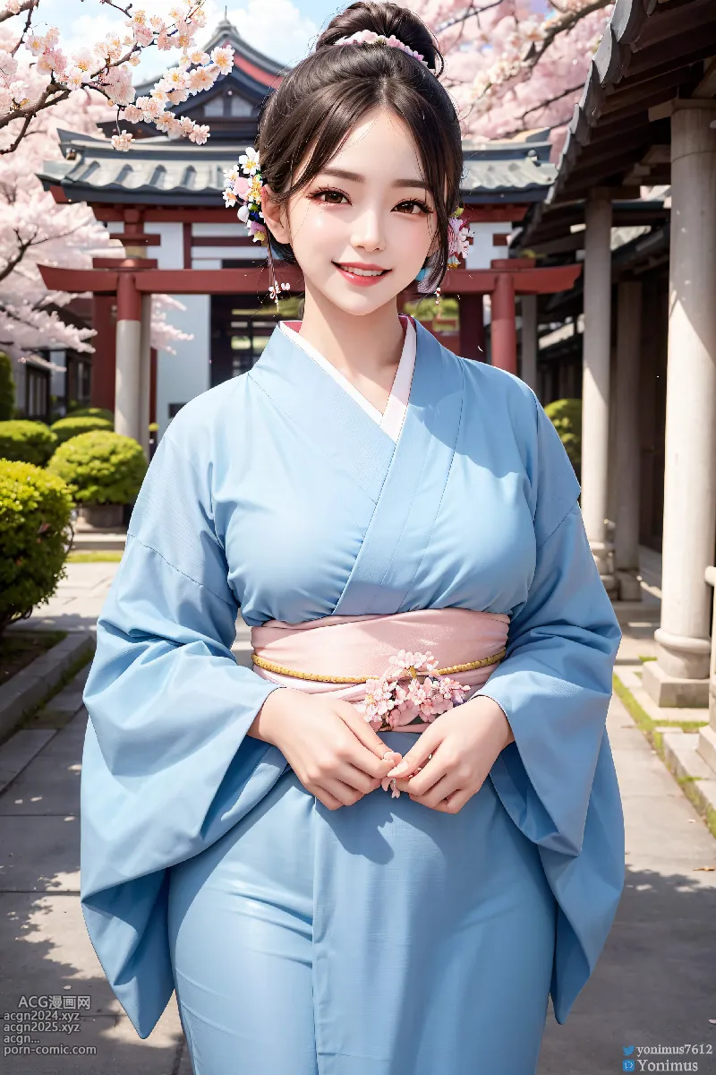 The beauty wears Kimono 第33图