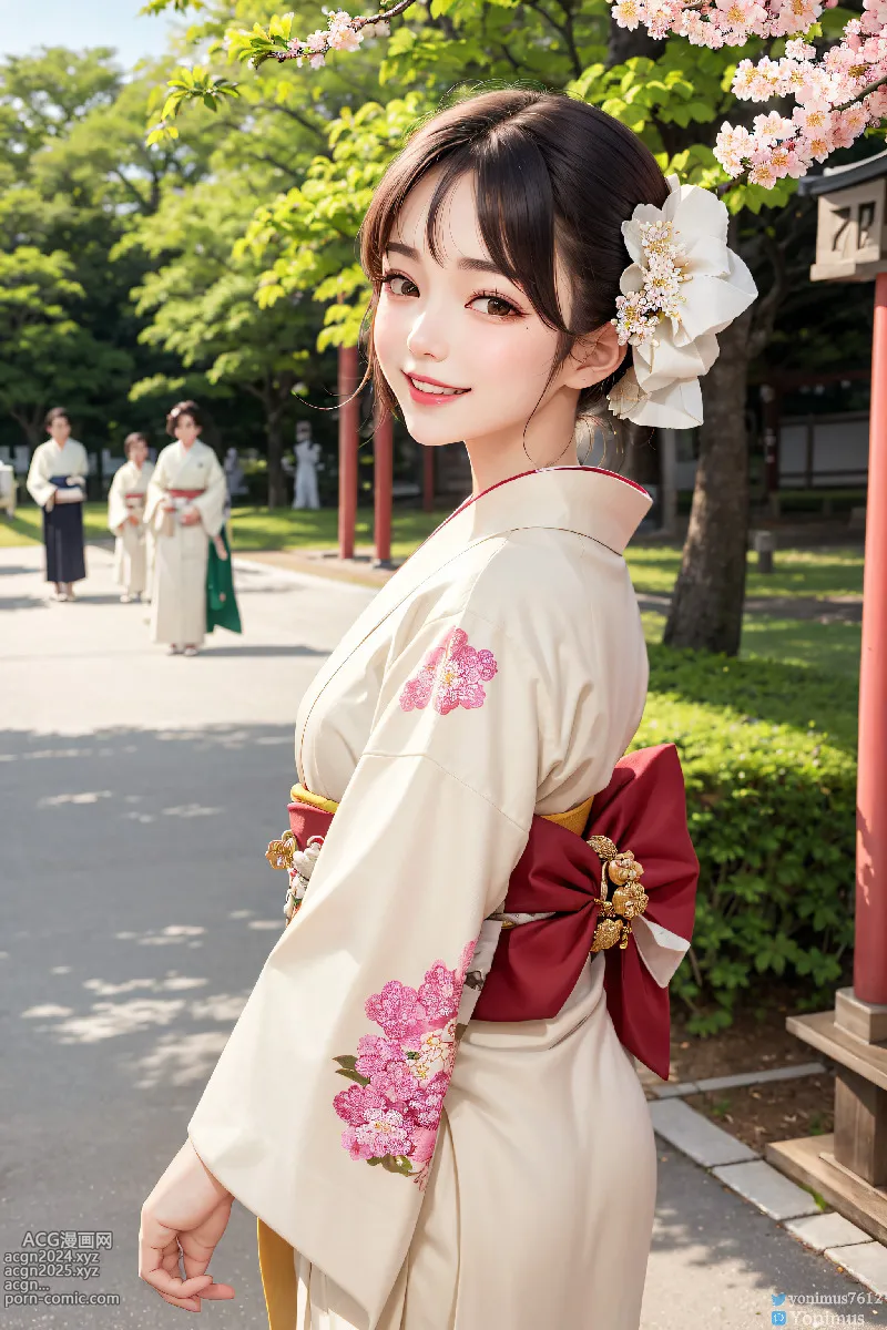 The beauty wears Kimono 第35图