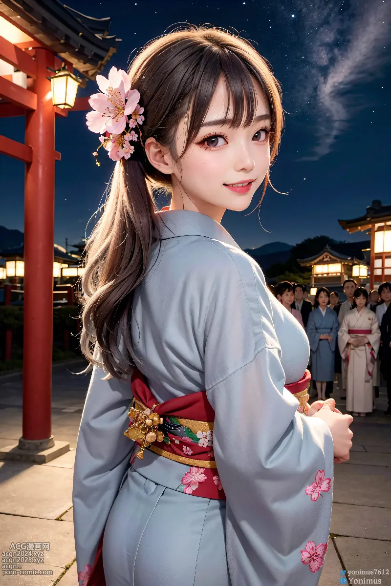 The beauty wears Kimono 第39图