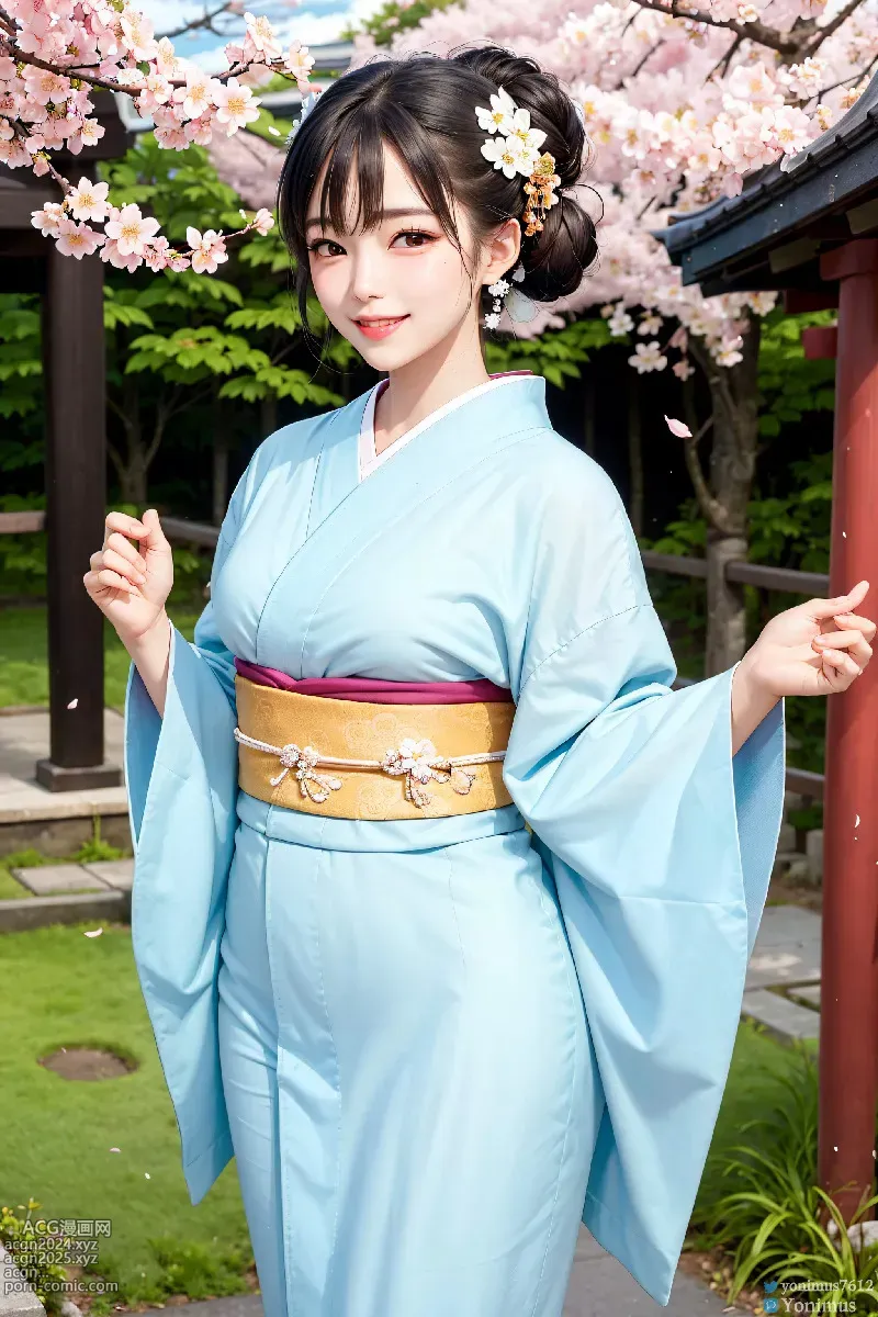 The beauty wears Kimono 第41图