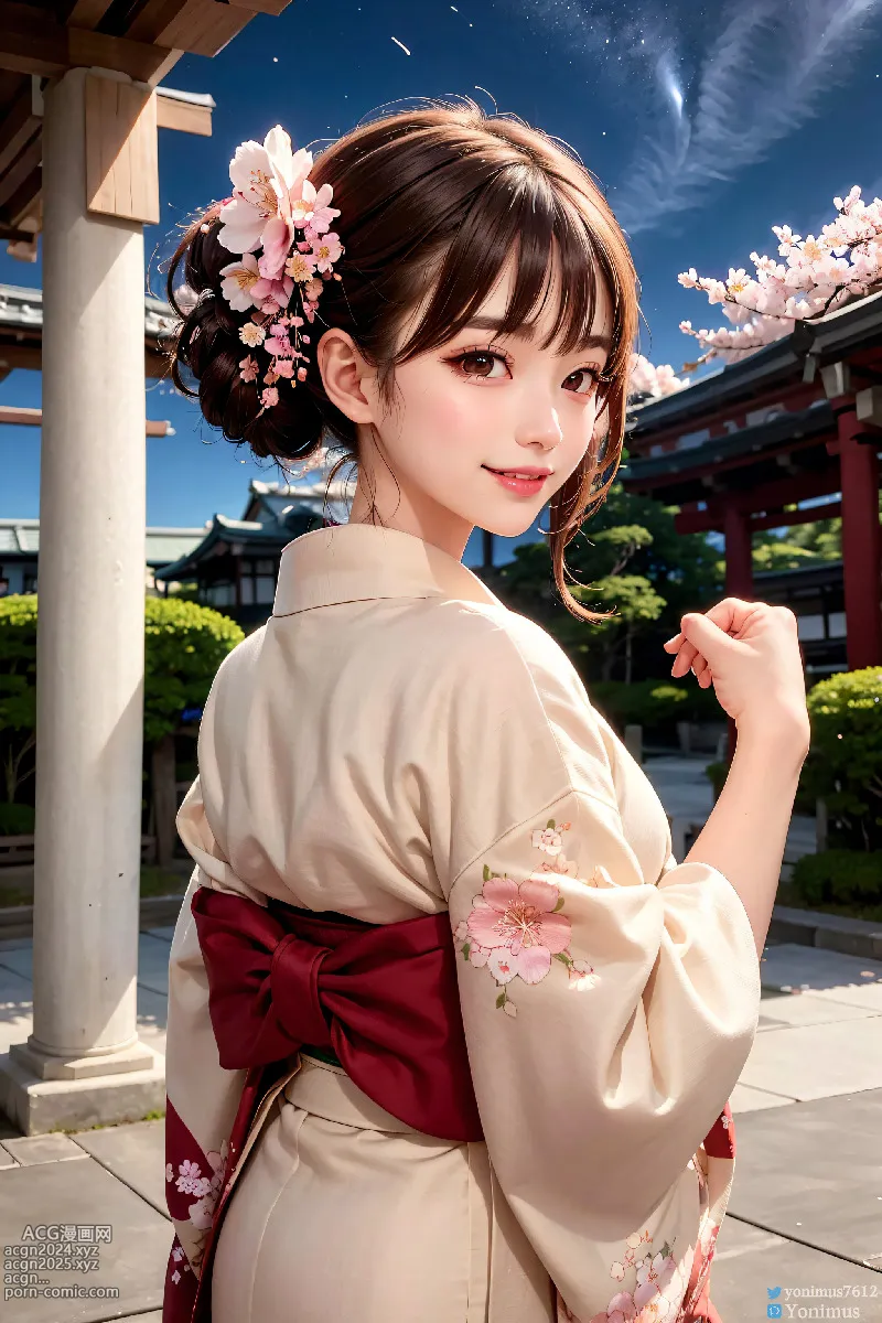 The beauty wears Kimono 第46图