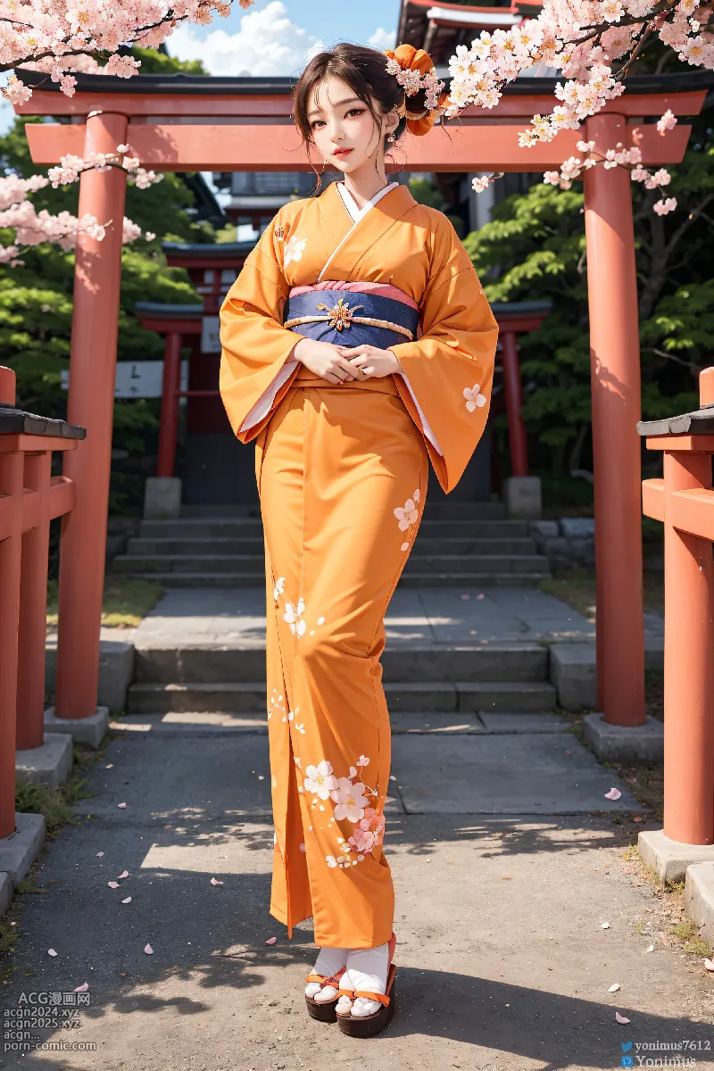 The beauty wears Kimono 第50图