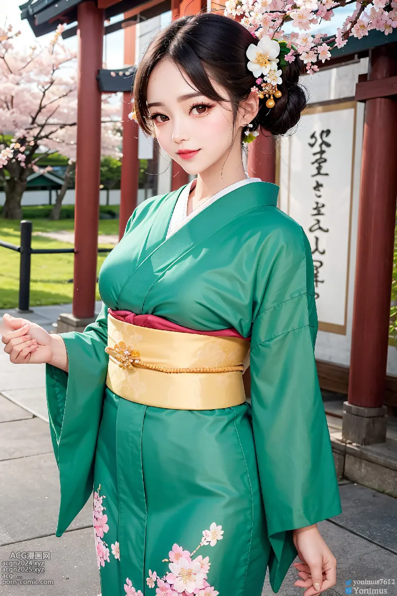 The beauty wears Kimono 第51图