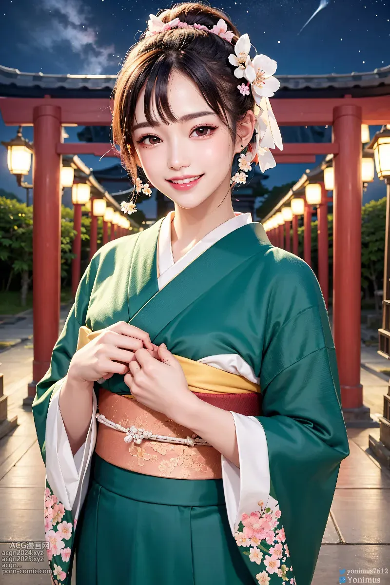 The beauty wears Kimono 第54图