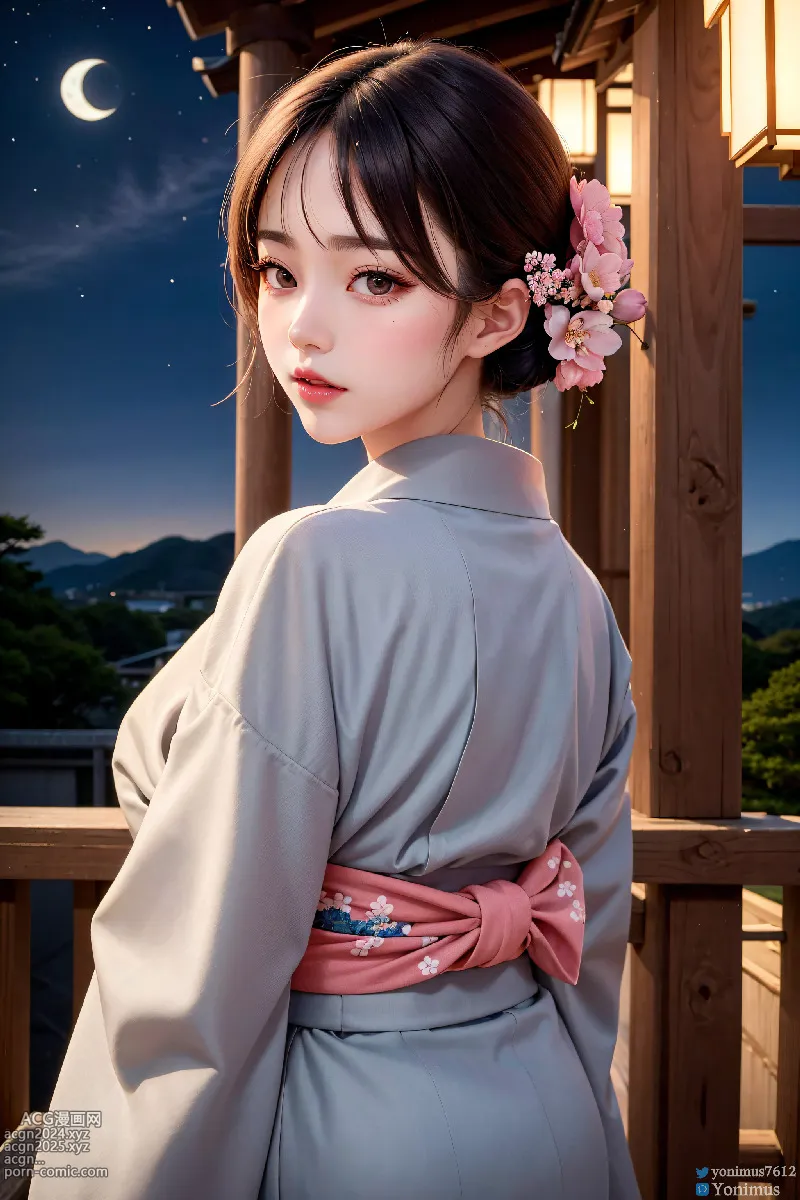 The beauty wears Kimono 第56图