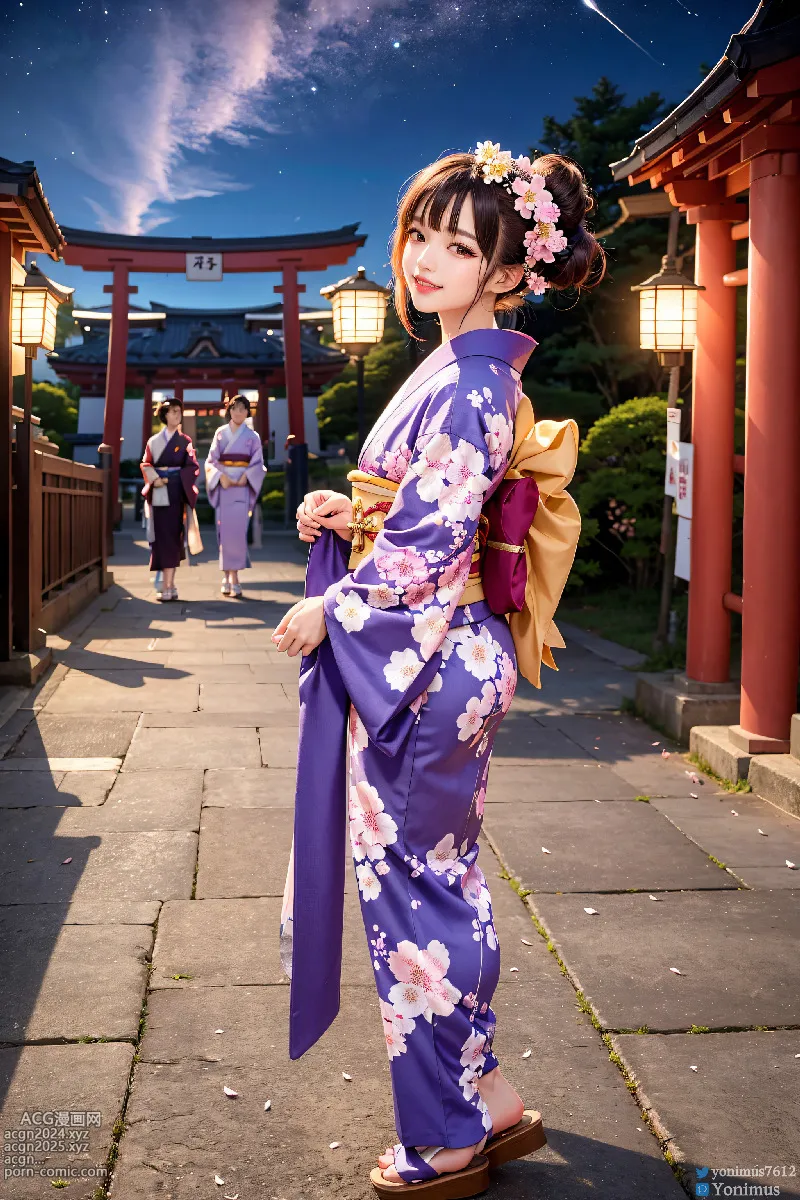 The beauty wears Kimono 第55图