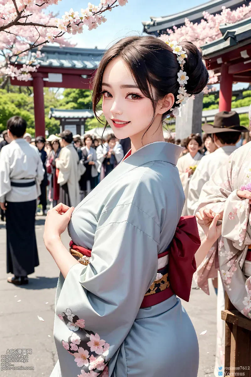 The beauty wears Kimono 第59图