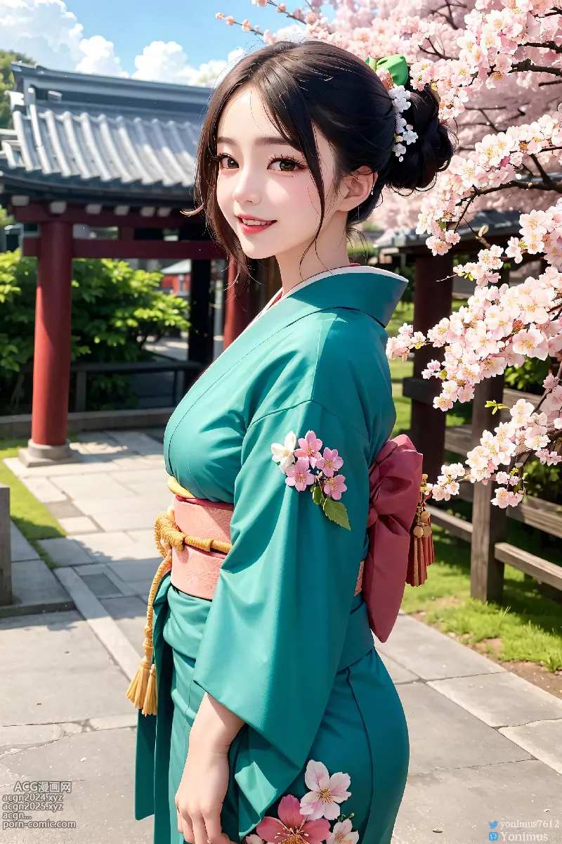 The beauty wears Kimono 第64图