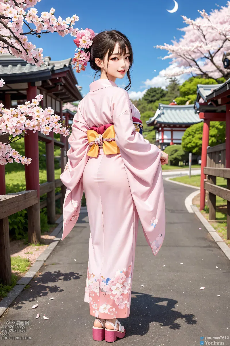 The beauty wears Kimono 第75图