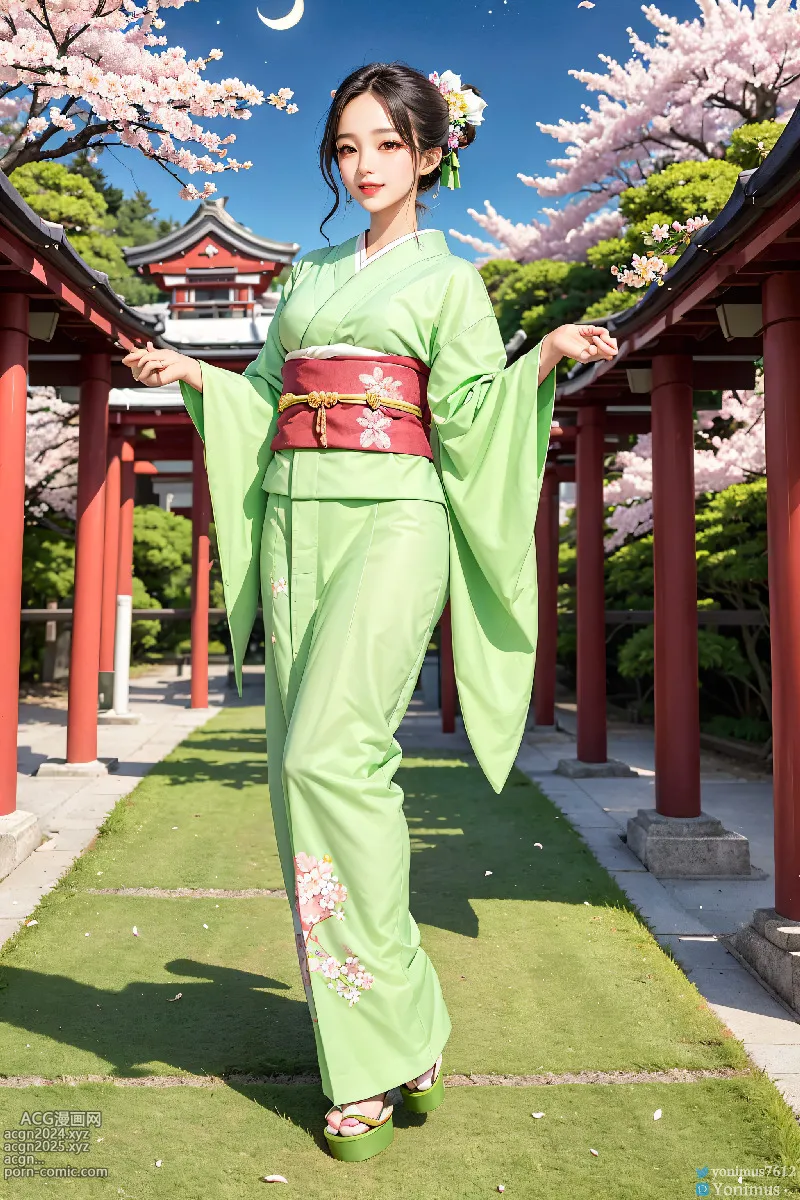 The beauty wears Kimono 第74图