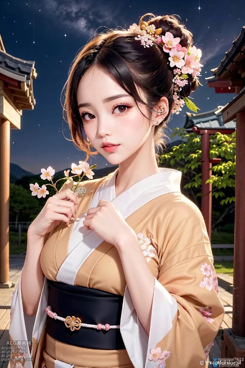 The beauty wears Kimono 第87图