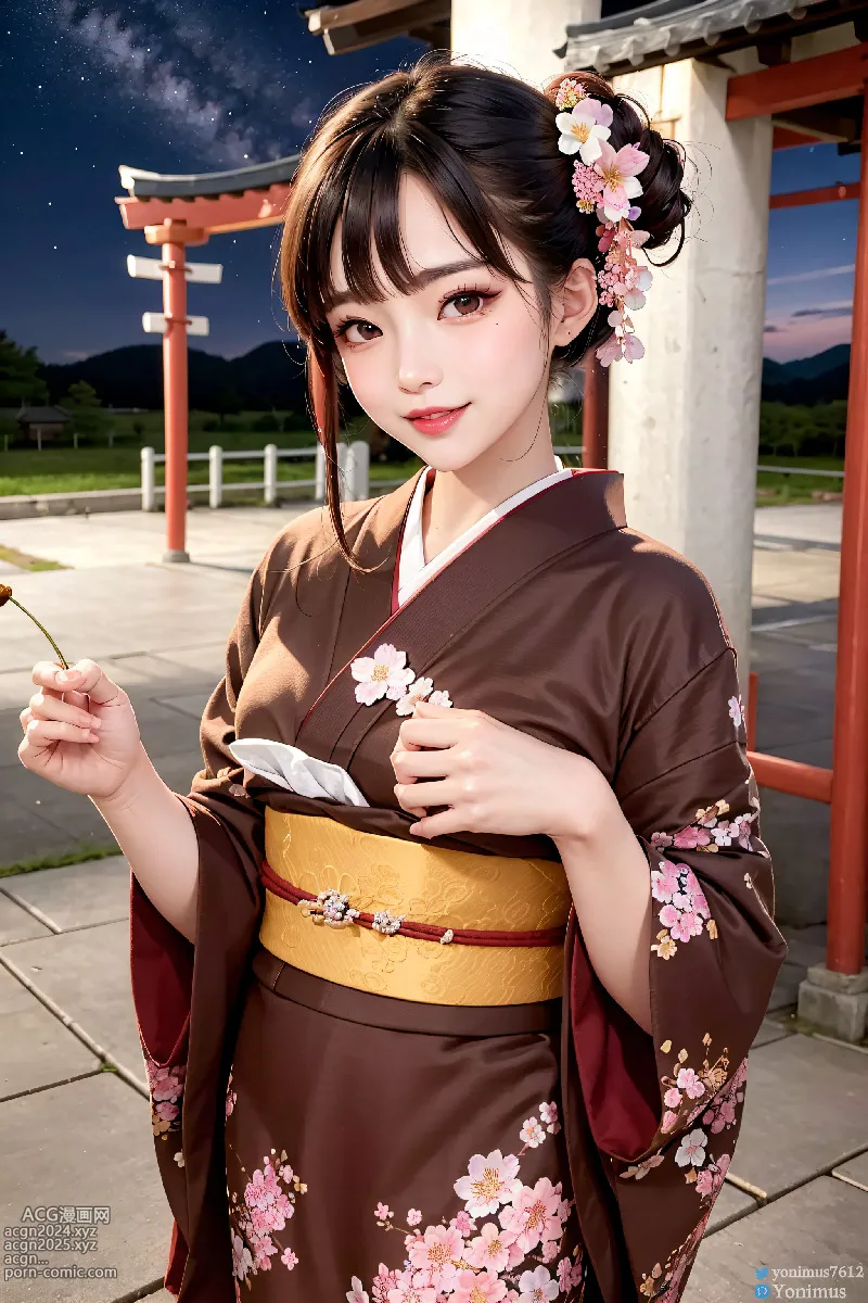 The beauty wears Kimono 第89图