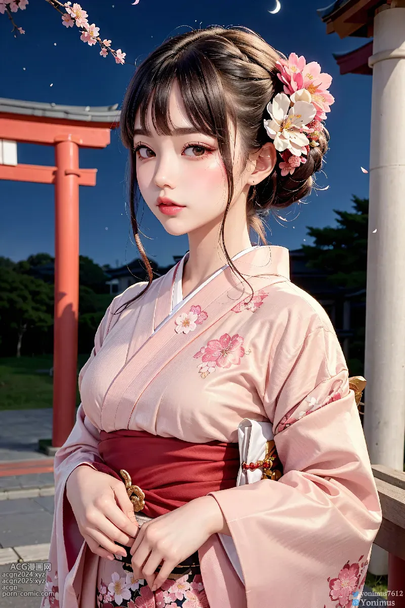 The beauty wears Kimono 第97图