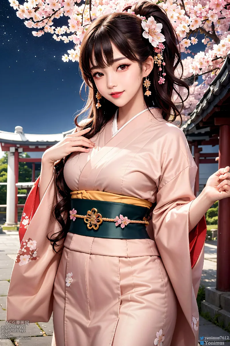 The beauty wears Kimono 第99图