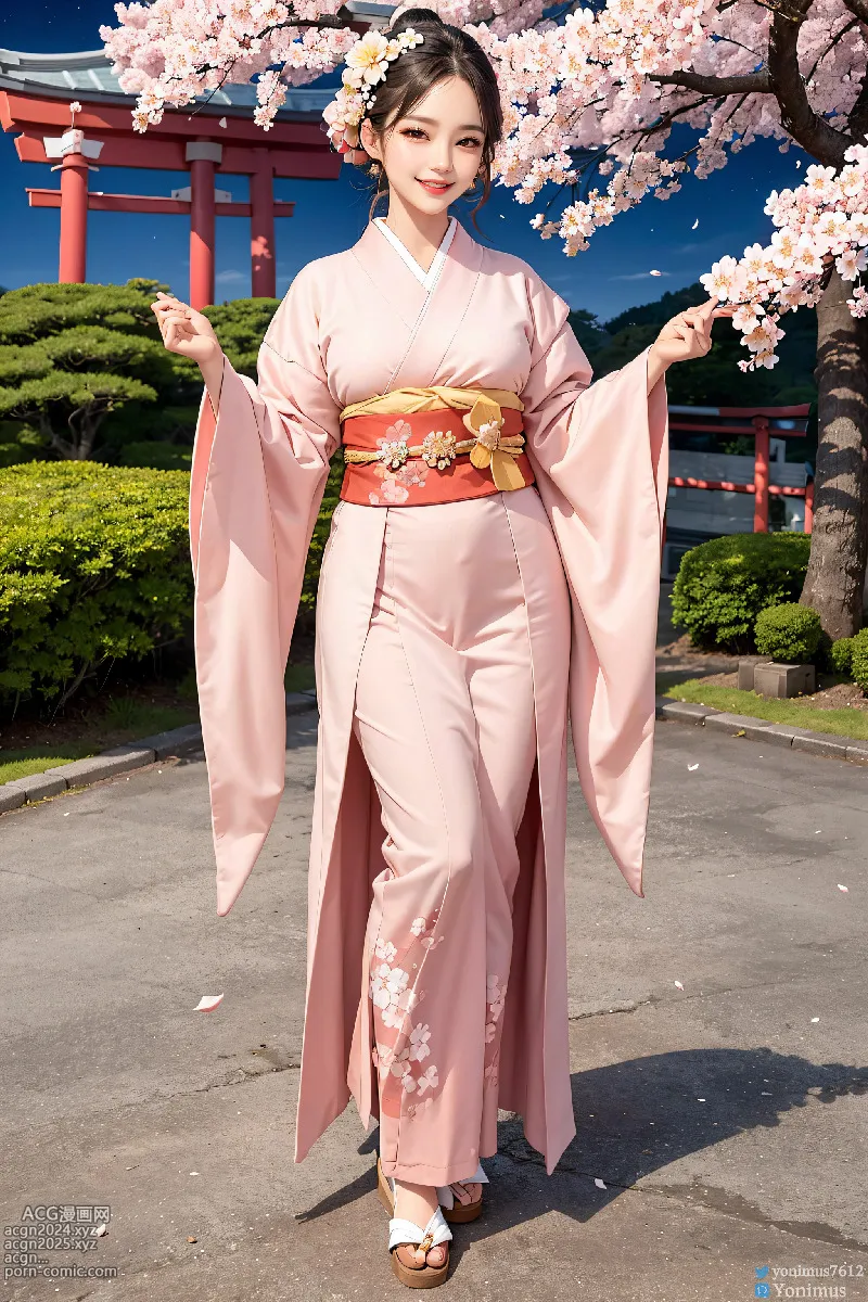 The beauty wears Kimono 第103图