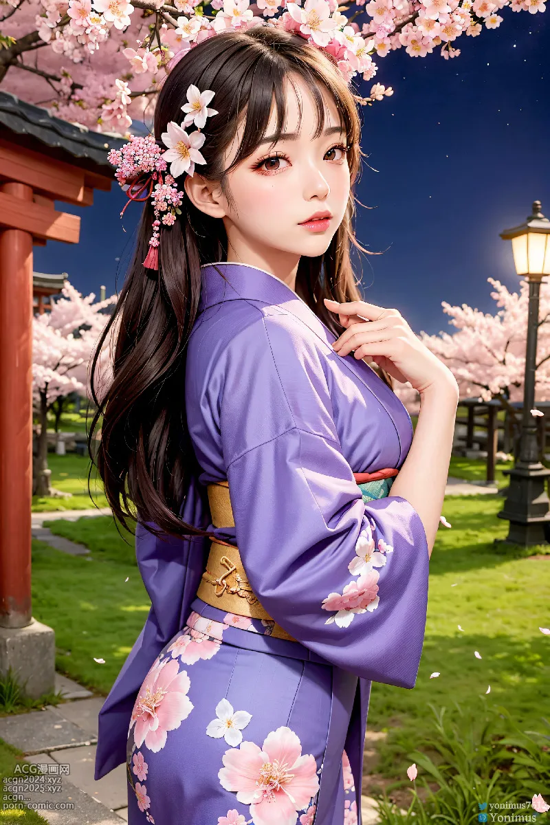 The beauty wears Kimono 第107图