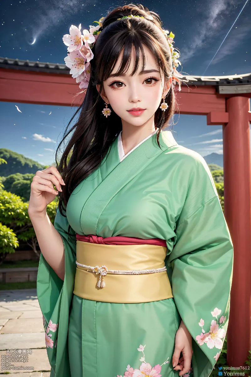 The beauty wears Kimono 第109图