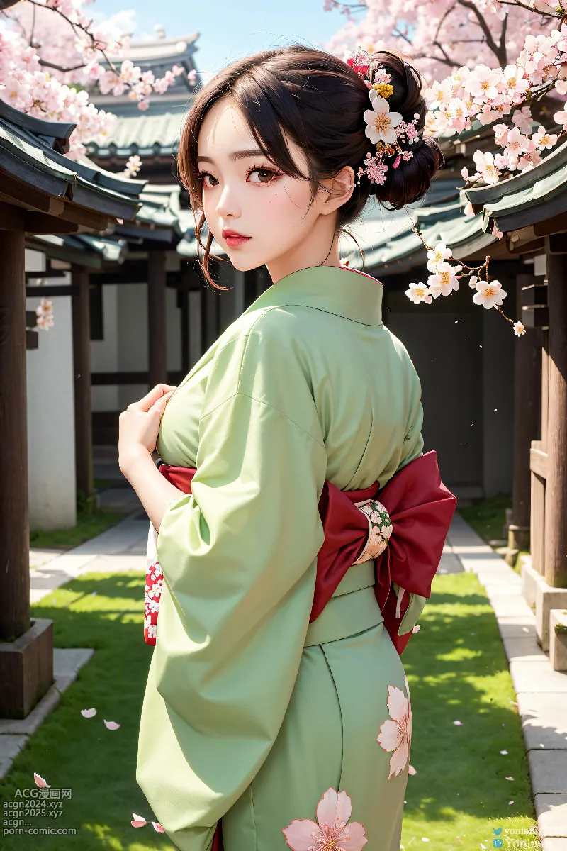 The beauty wears Kimono 第121图