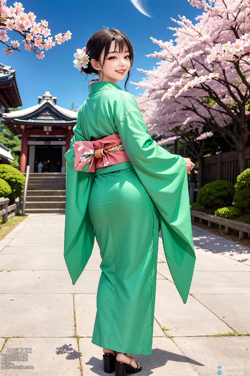 The beauty wears Kimono 第127图