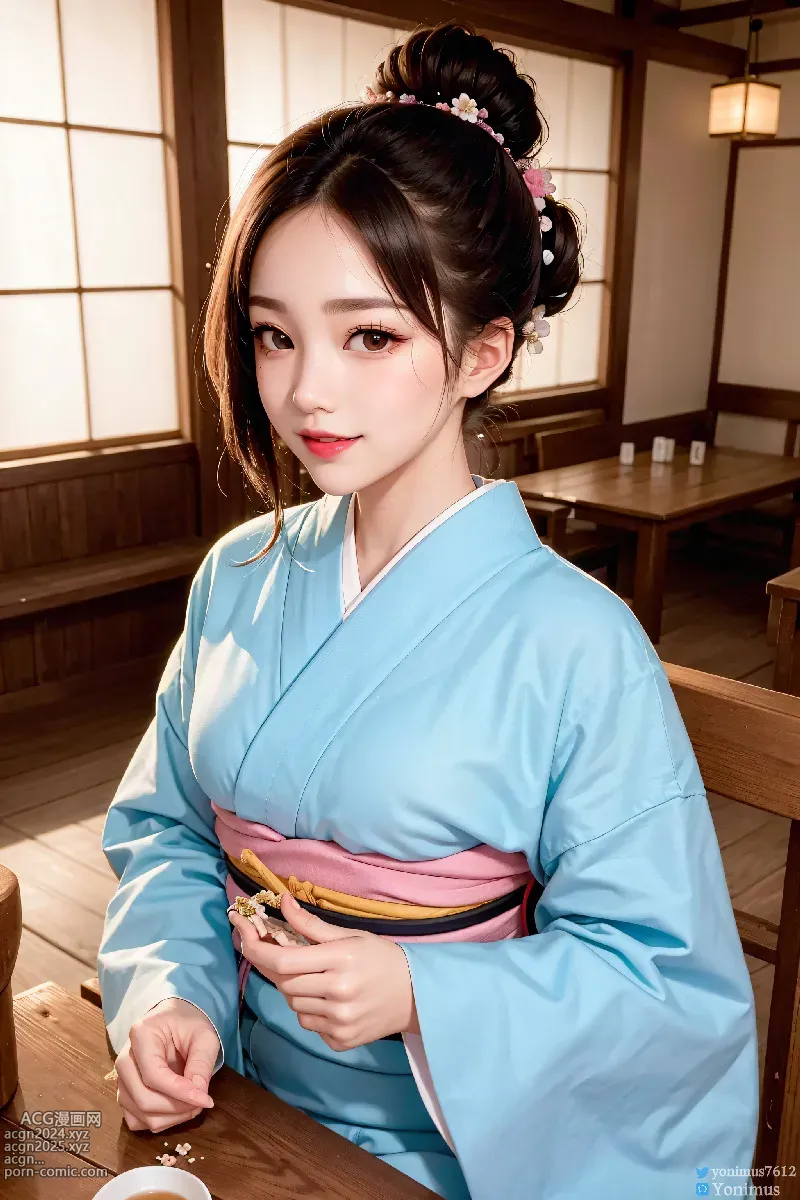 The beauty wears Kimono 第165图