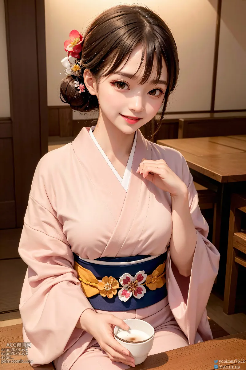 The beauty wears Kimono 第180图