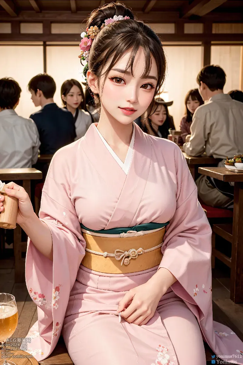 The beauty wears Kimono 第191图