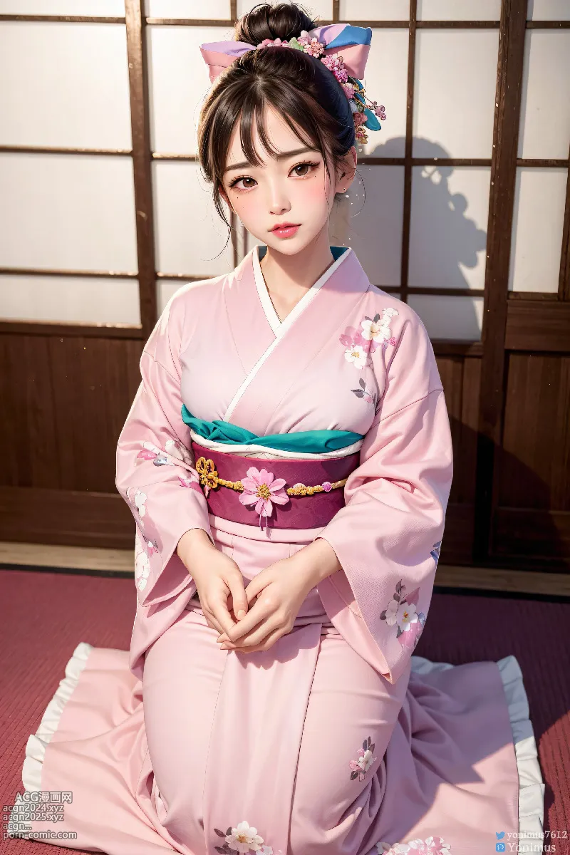 The beauty wears Kimono 第212图