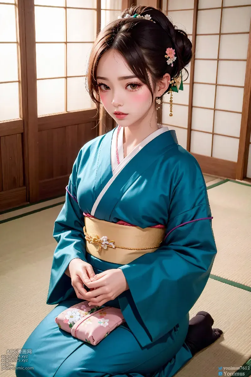 The beauty wears Kimono 第217图