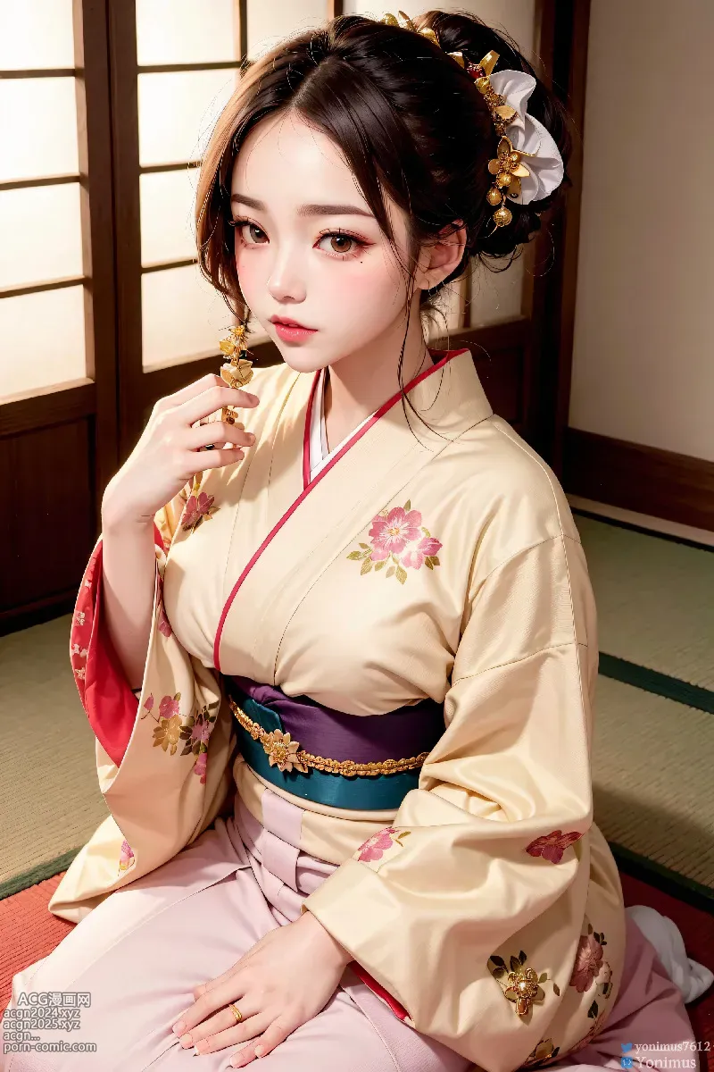 The beauty wears Kimono 第222图