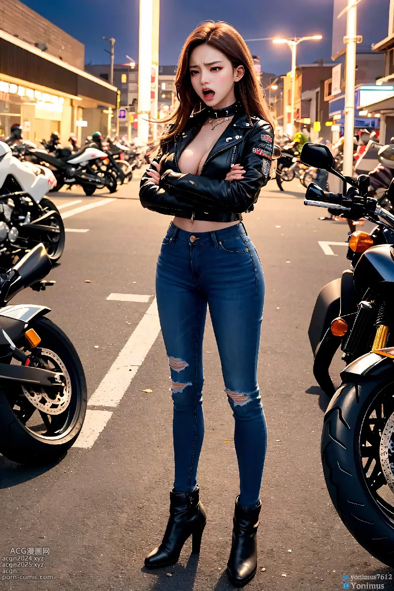 The female boss of the bikergang 第7图