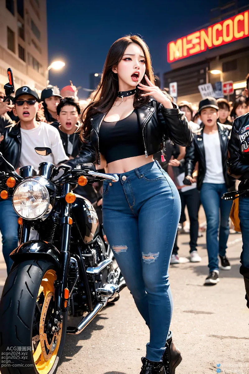 The female boss of the bikergang 第12图