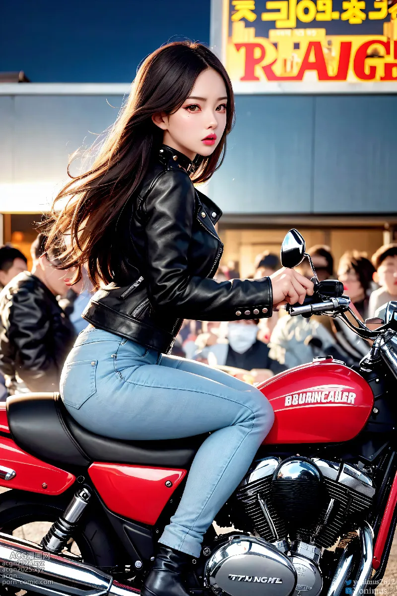 The female boss of the bikergang 第21图