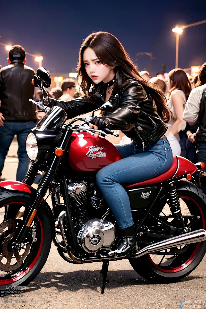 The female boss of the bikergang 第24图