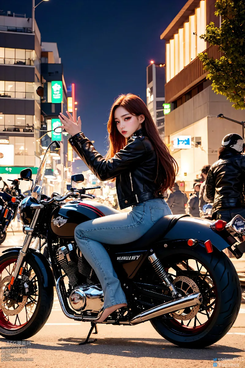 The female boss of the bikergang 第29图