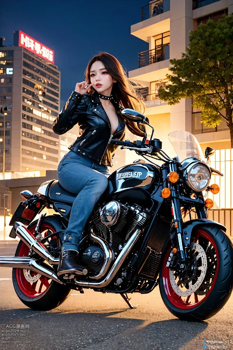 The female boss of the bikergang 第31图