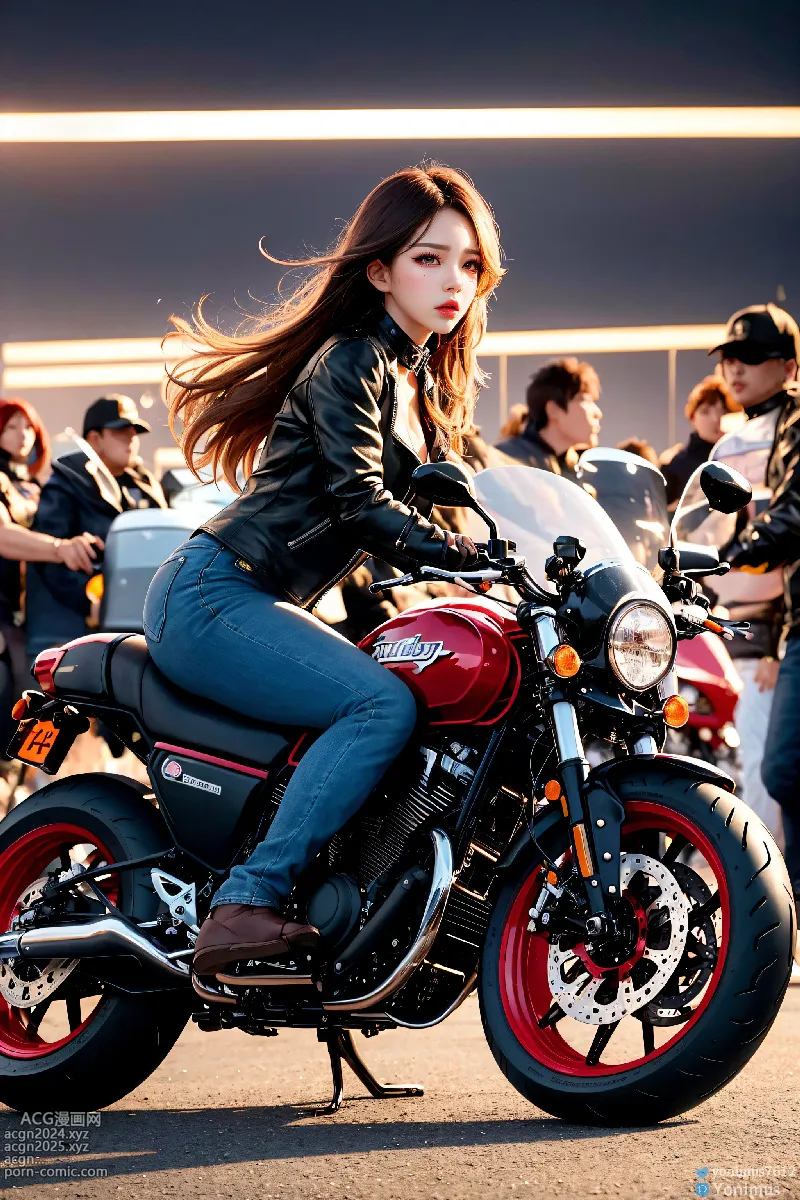 The female boss of the bikergang 第34图