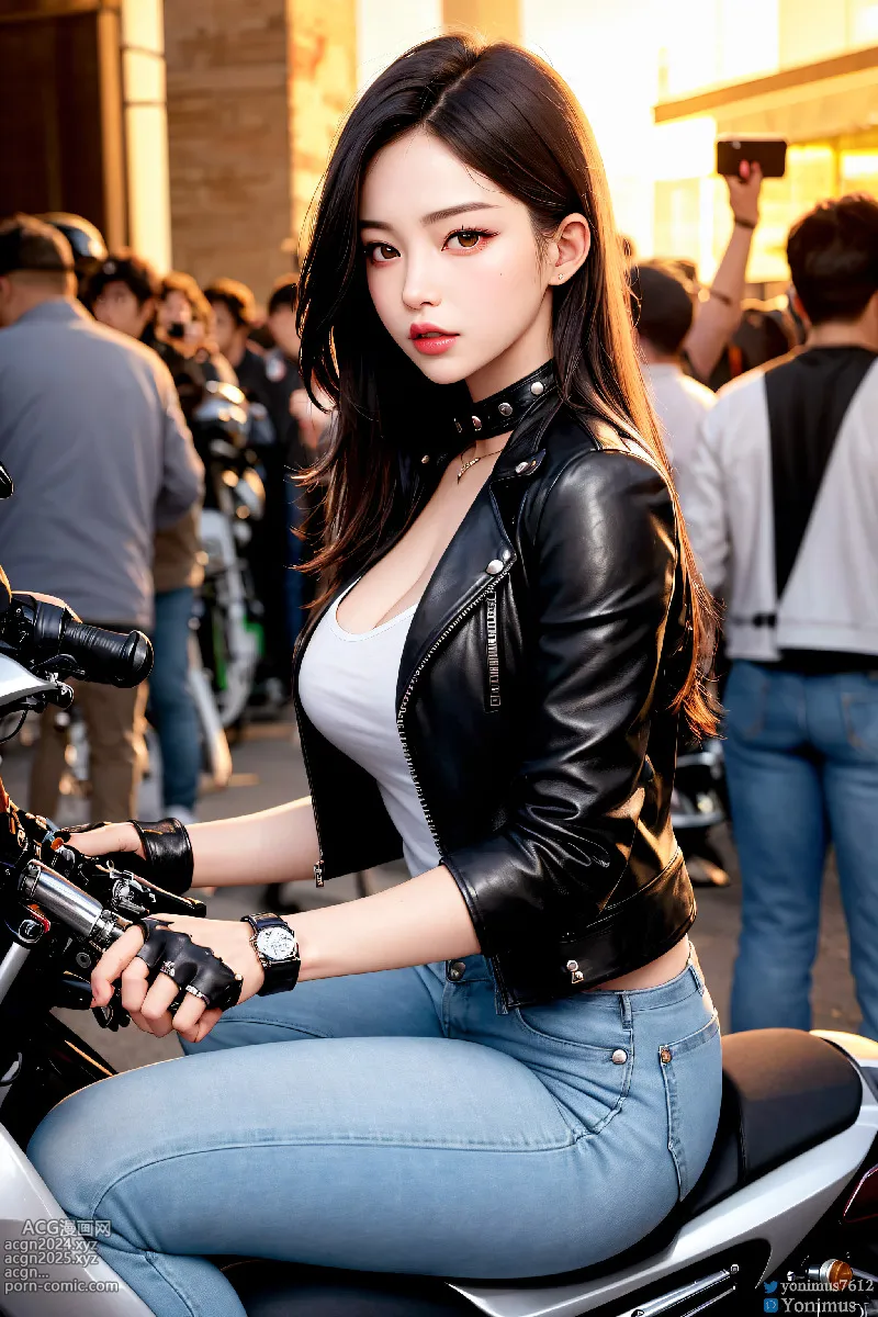 The female boss of the bikergang 第35图