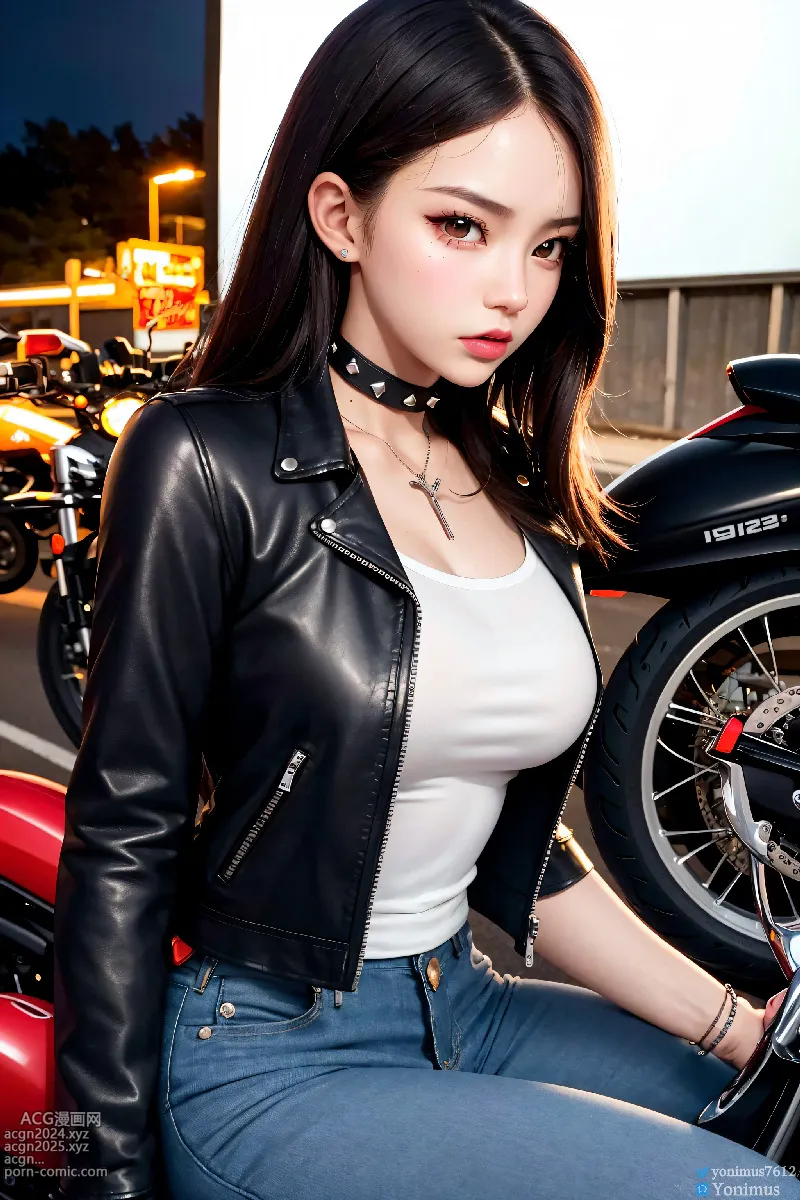 The female boss of the bikergang 第37图