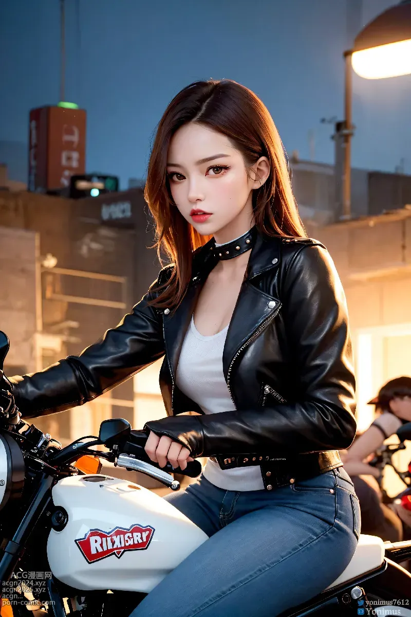 The female boss of the bikergang 第39图