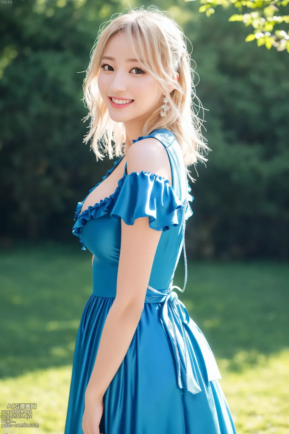 AIModel Vol.145 Blue Long Dress 第22图